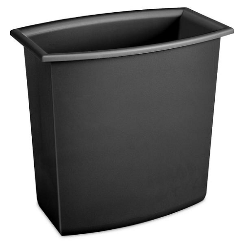 Rectangular Vanity Wastebasket 2 Gal, 7.6L