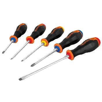 Truper Screw Driver Set Comfort Grip 5Pcs