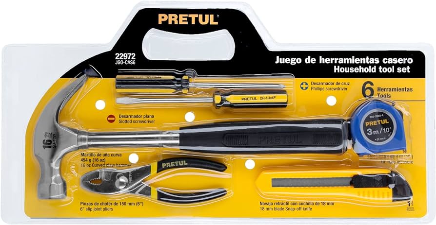 Pretul Household Tool Set 6pc