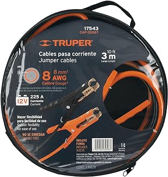 Truper  Jumper Cables 10ft 