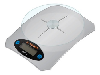 Truper Digital Glass Kitchen Scale 5kg