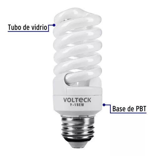 Volteck Mini Twist Bulb 60W 4Pcs - Daylight 