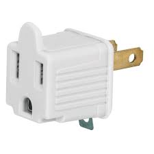 Volteck  Adaptor 3 To 2 Adaptor - White