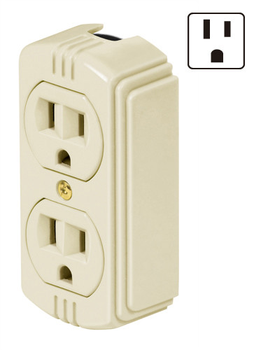 Volteck Surface Mount Duplex Socket Outlet