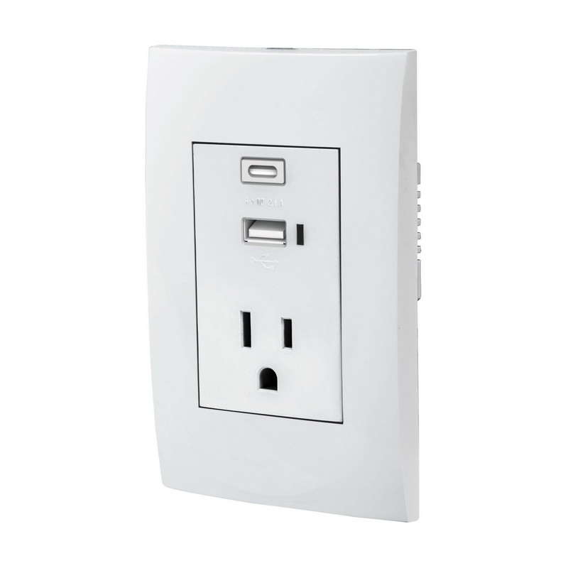 Volteck USB Dual Receptacle Oslo