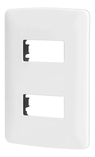 Volteck  Dual Plastic Wall Plate Italian Style - White