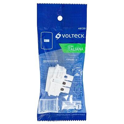 Volteck  Doorbell Rocker Switch Italian Style - White