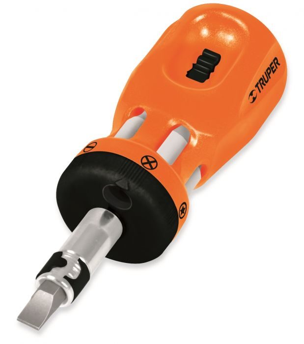 Truper Rachet Mini Screwdriver 12 