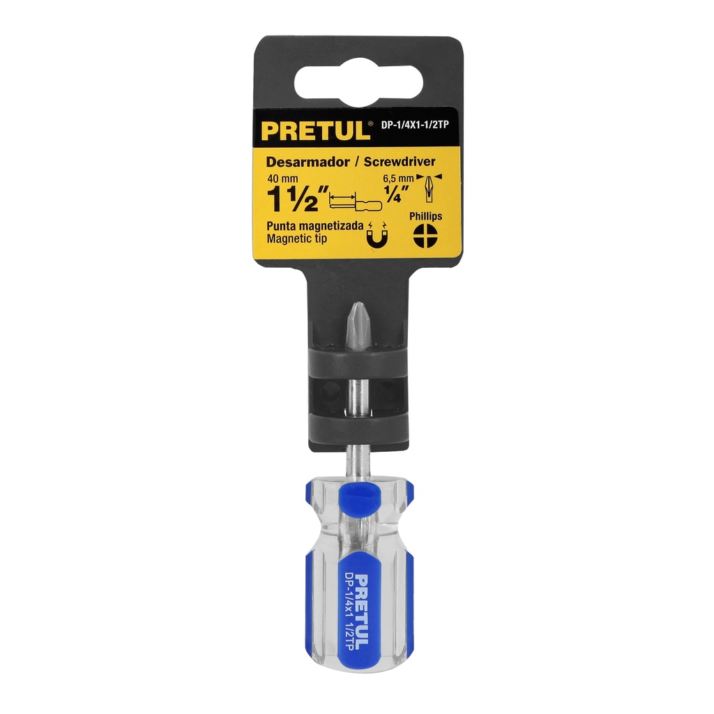 Pretul Phillip Screw Driver PVC Handle #2 x 1.5"