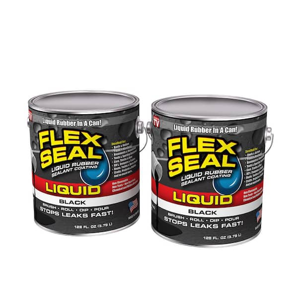 FlexSeal  Flex Seal Liquid - Black 1 Gallon