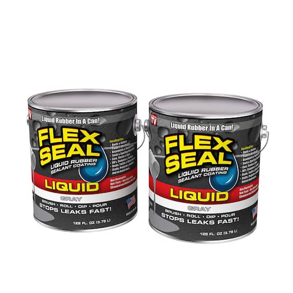 FlexSeal  Flex Seal Liquid  - Grey 1 Gallon