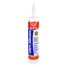 RedDevil 100% Silicone Architectural  Sealant Cartridge  - White 9.8 oz