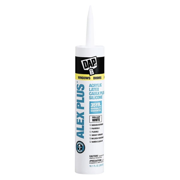 DAP Alex Plus Caulk - White  10.1oz