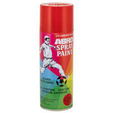 Abro Spray Paint 8oz- Regular Red