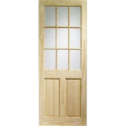  Half French Pitch Pine Door 36" x 80"