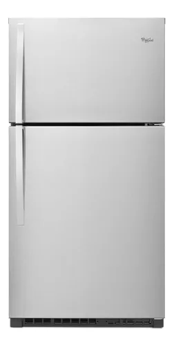 Whirlpool Top/Bottom Mount Fridge - Stainless Steel 21cft 