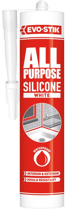 Evo Stik Silicone Bostik Evostik -White