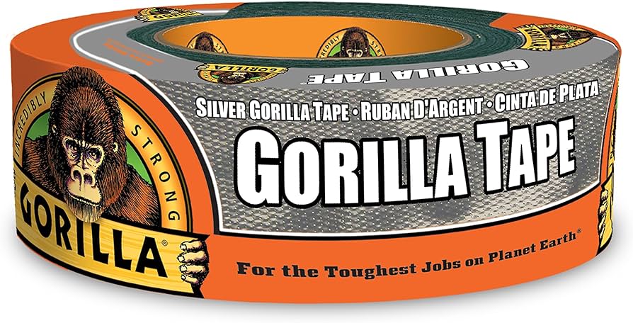 Gorilla  Gorilla Tape - Silver 35yd x 1.88” 