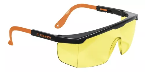 Truper Safety Glasses Amber Adjustable