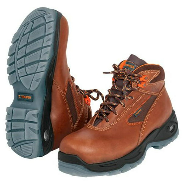 Truper Safety Boots - Brown Sz10