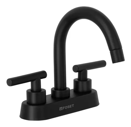 Foset  Lever Handle Basin Tubig - Black 4” 