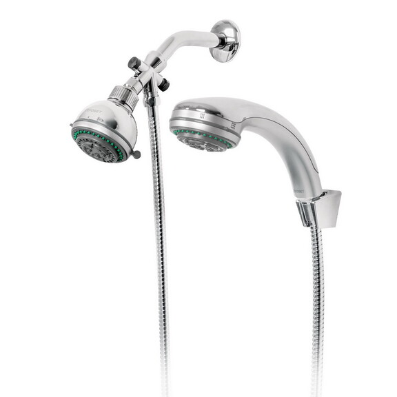 Foset Showerhead W/Handshower Aqua