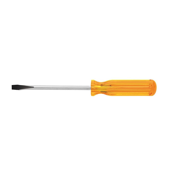 Klein Keystone Tip Screwdriver 8" W/ 3/8" Plastic Handle