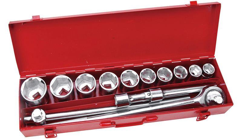 Socket Set 3/4 DR. 15Pc: 22, 24, 27, , 32, 36, 38, 41, 46, 50mm