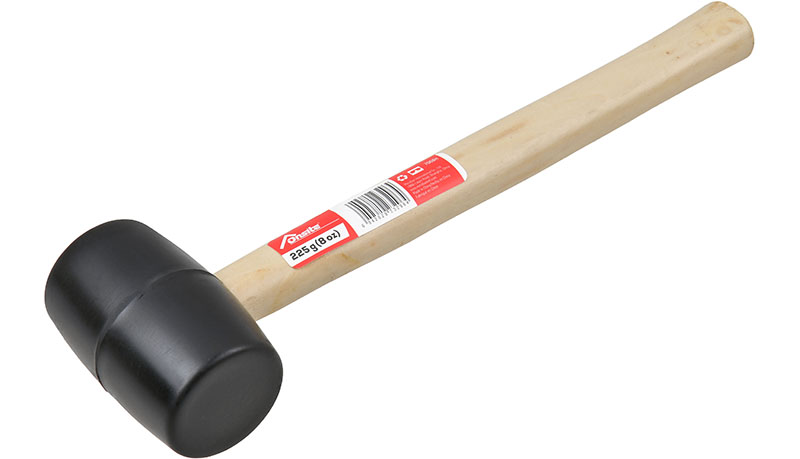 Rubber Mallet W/ Wooden Handle 450g 16oz