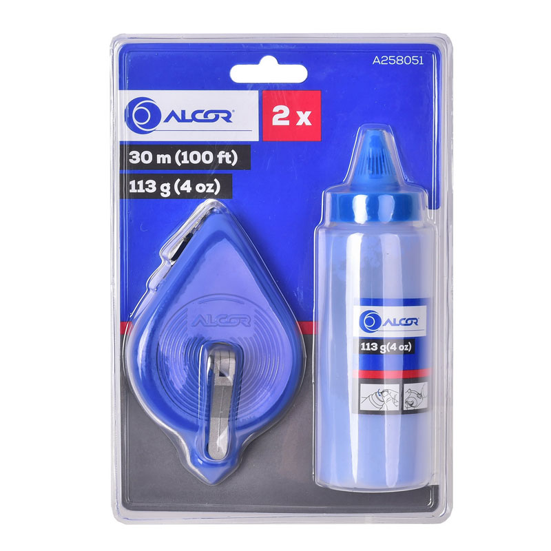 Alcor Chalk Line Reel Set 2pc