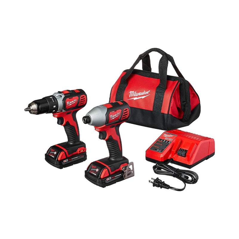 Milwaukee  Cordless Drill 1/2″ 18V W/ Impactor