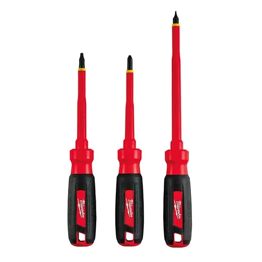 Milwaukee  Insulated Screwdriver Set 3Pcs