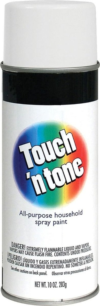 Rust-Oleum Touch N Tone Spray Paint - Flat White 10oz 