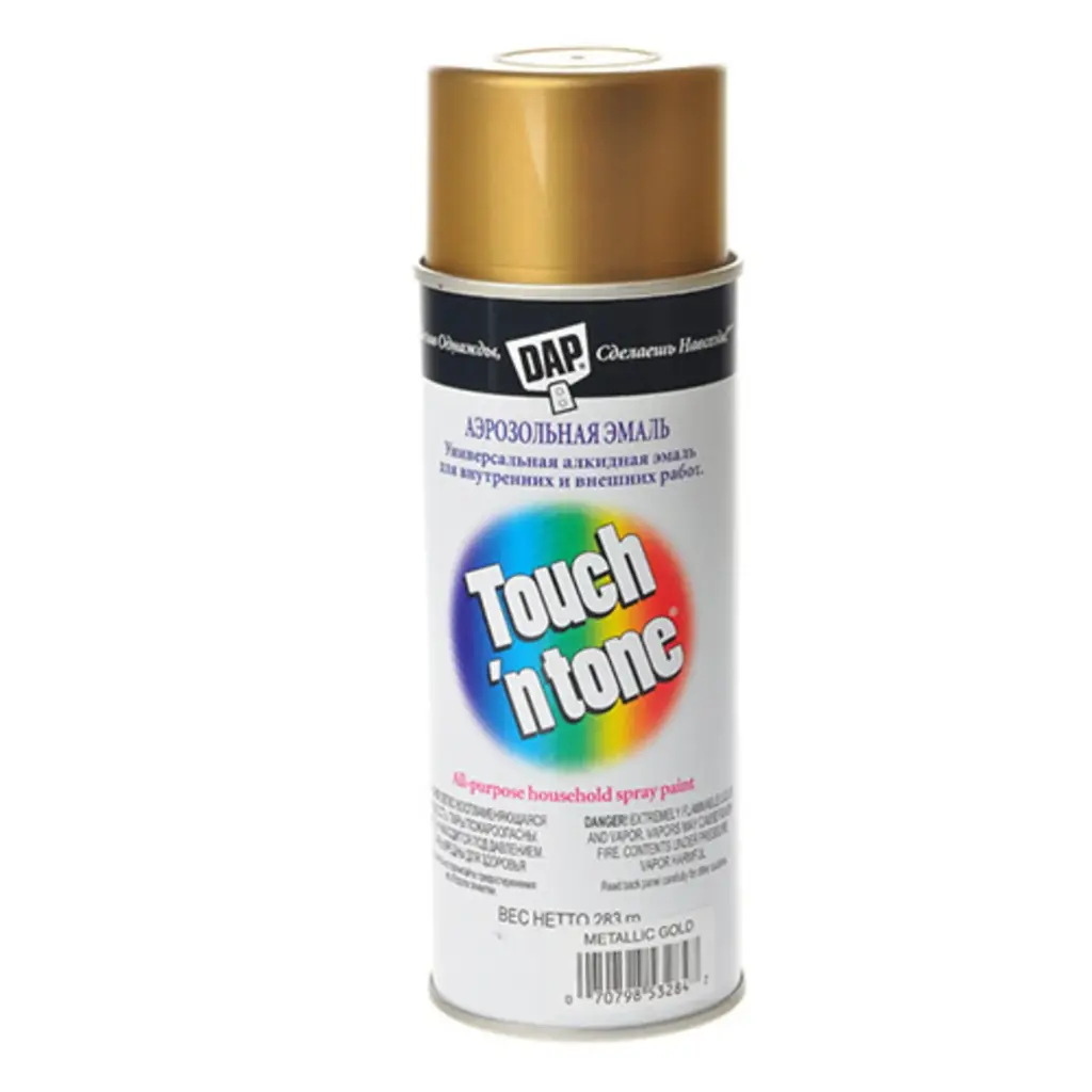 Rust-Oleum Touch N Tone Spray Paint - Gold 10oz 