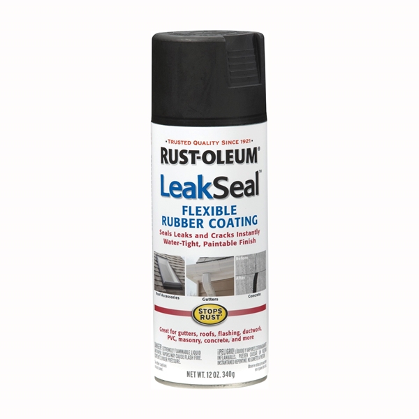 Rust-Oleum  Leak Seal Spray - Black 12oz 