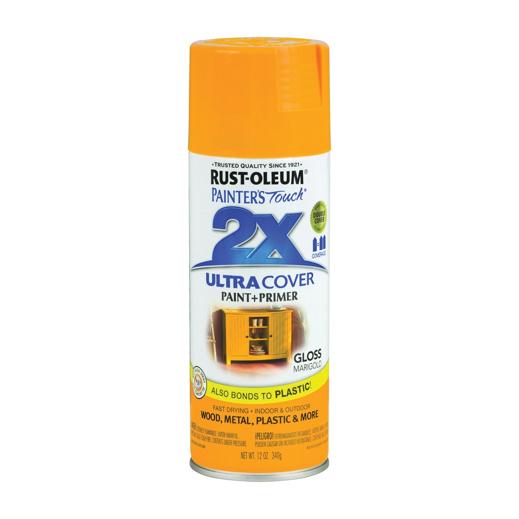 Rust-Oleum  2x Gloss Spray Paint 12oz - Marigold  