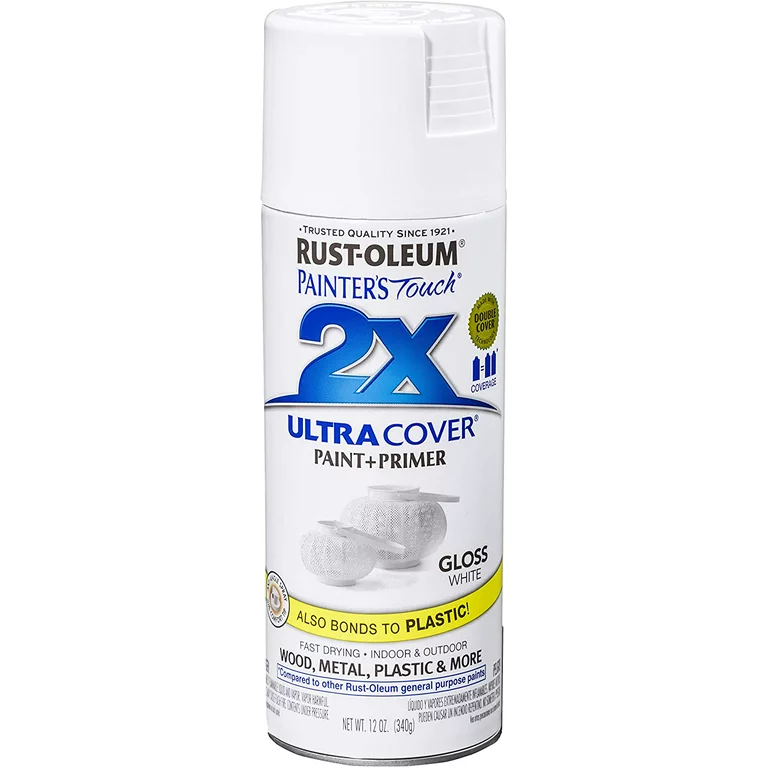 Rust-Oleum  2X Spray Paint 12oz - Gloss White 