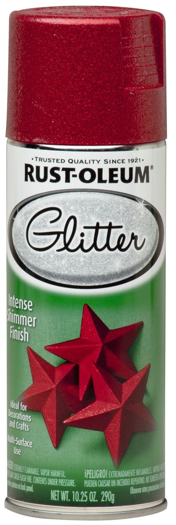 Rust-Oleum Specialty Glitter Spray Paint - Red 10oz 