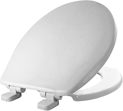 Bemis Round Plastic Toilet Seat - White