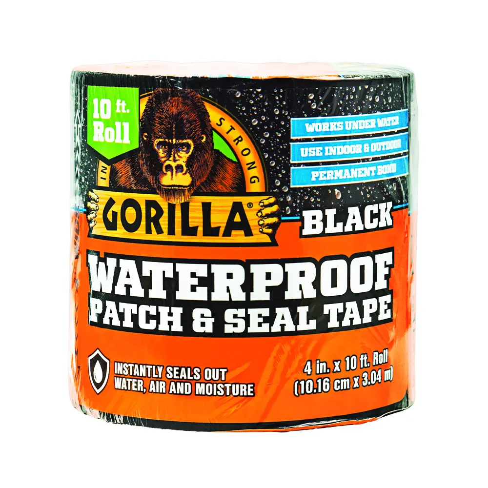 Gorilla Patch & Seal Tape - Black 10Ft