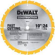 DeWalt Circular Saw Blade 24T 10” 