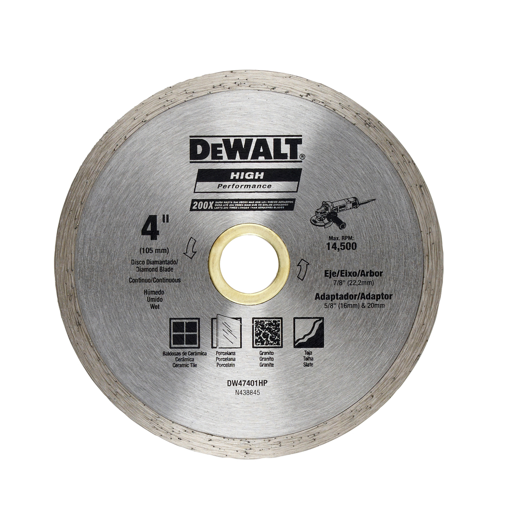 DeWalt Diamond Blade Continuous 4”