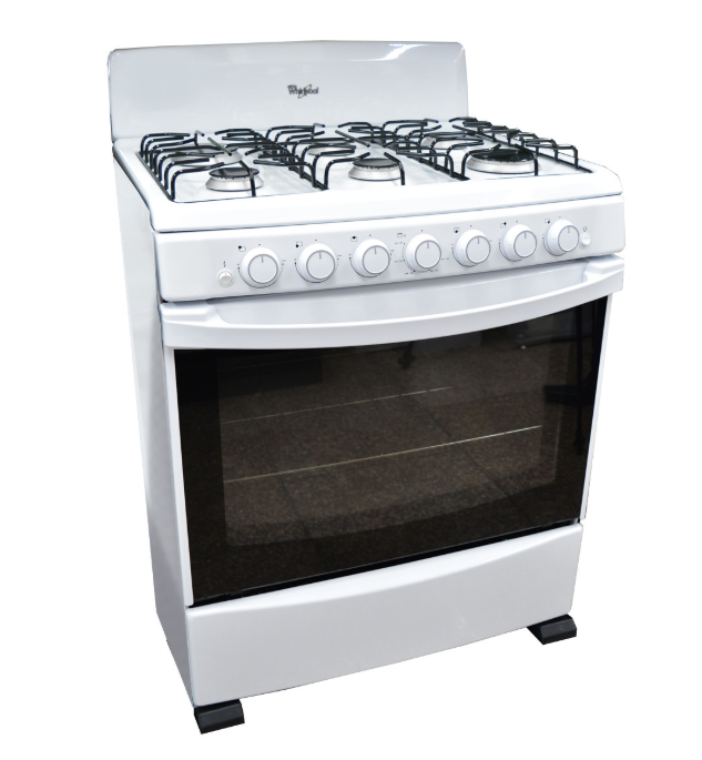 Whirlpool  6 Burner Gas Range -  White 30"