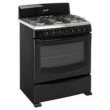 Acros 6 Burner Gas Range - Black 30"