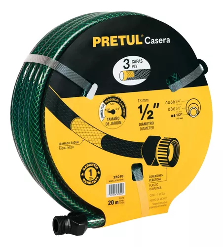 Pretul Garden Hose 1/2” x 66’ 3 Ply