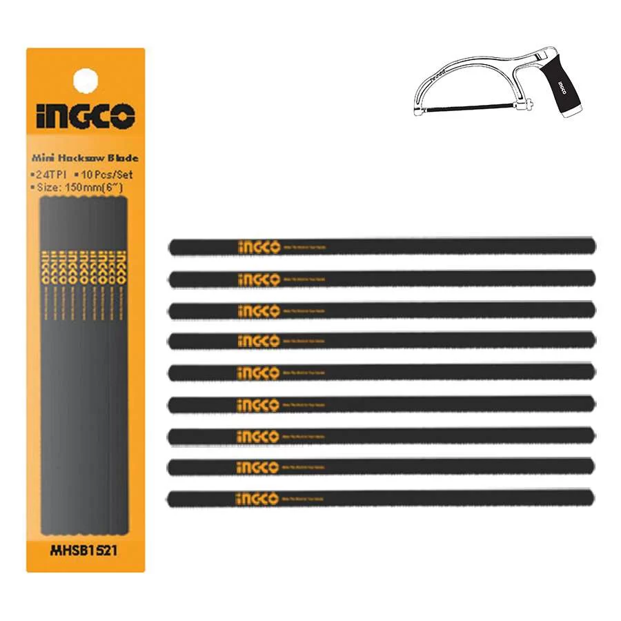 Ingco Hacksaw Mini Blades 10Pcs