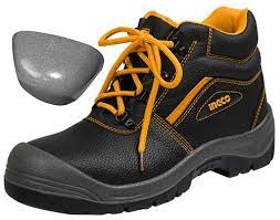 Safety Steel Toe Boots W/ Split Leather Upper Dual Density Size 42 (8)