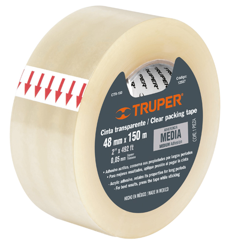 Truper Tape 150M - Clear 