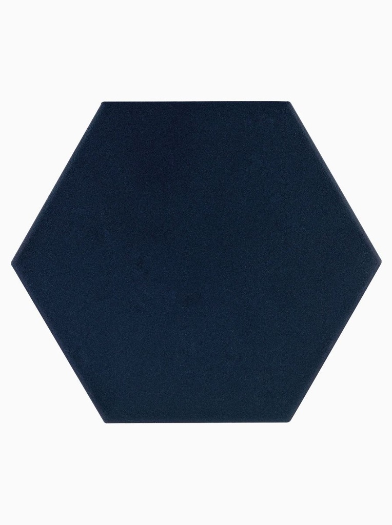  Hexagonal Tile - Blue 8" x 9"