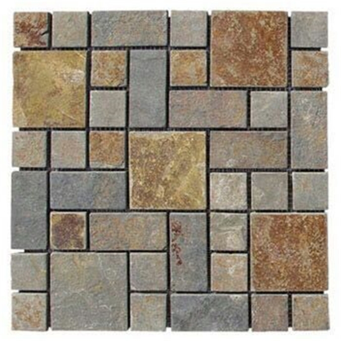 Slate French Tile 12" x 12"